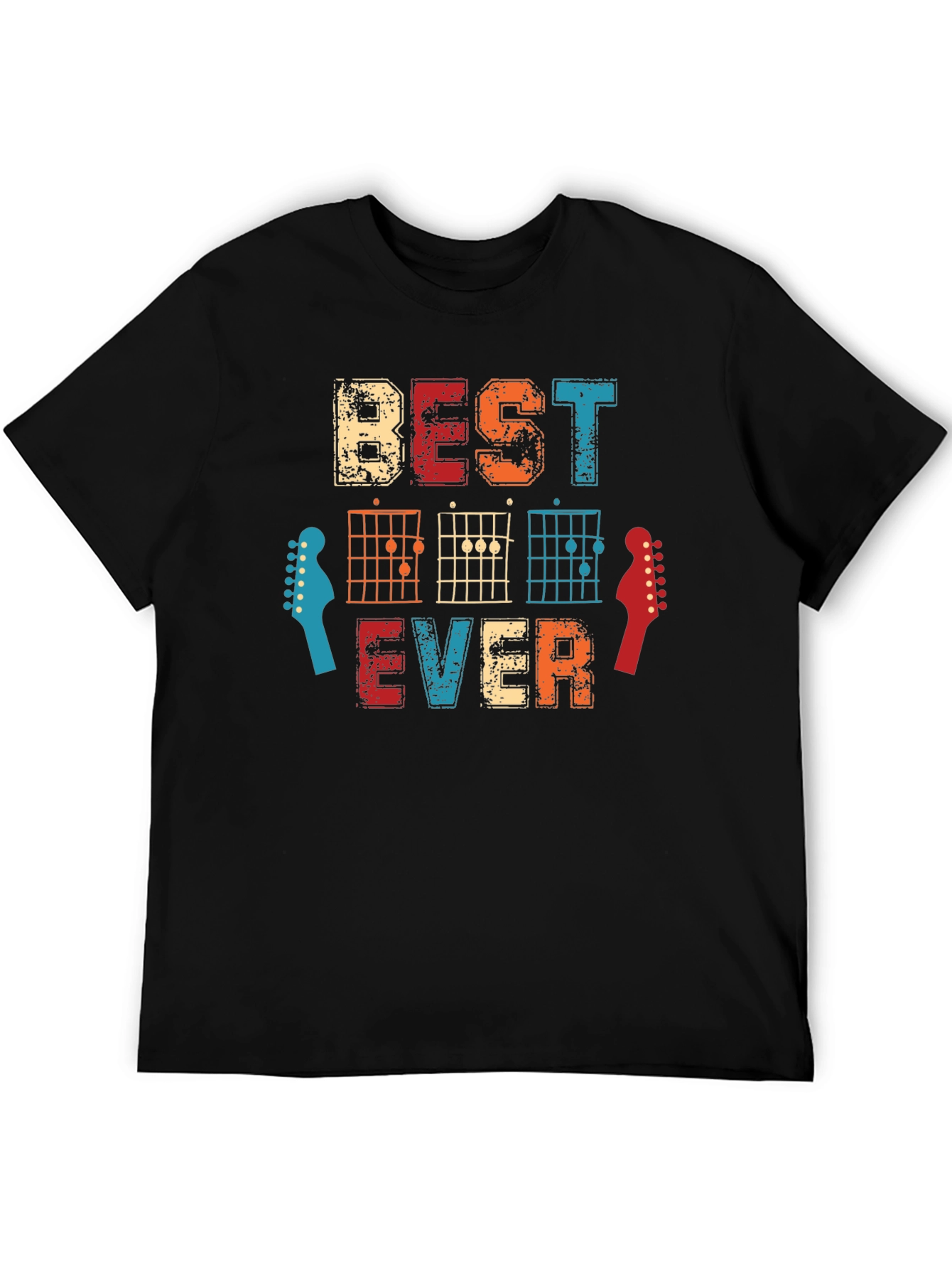 Best Dad Ever Guitar Chord T-Shirt