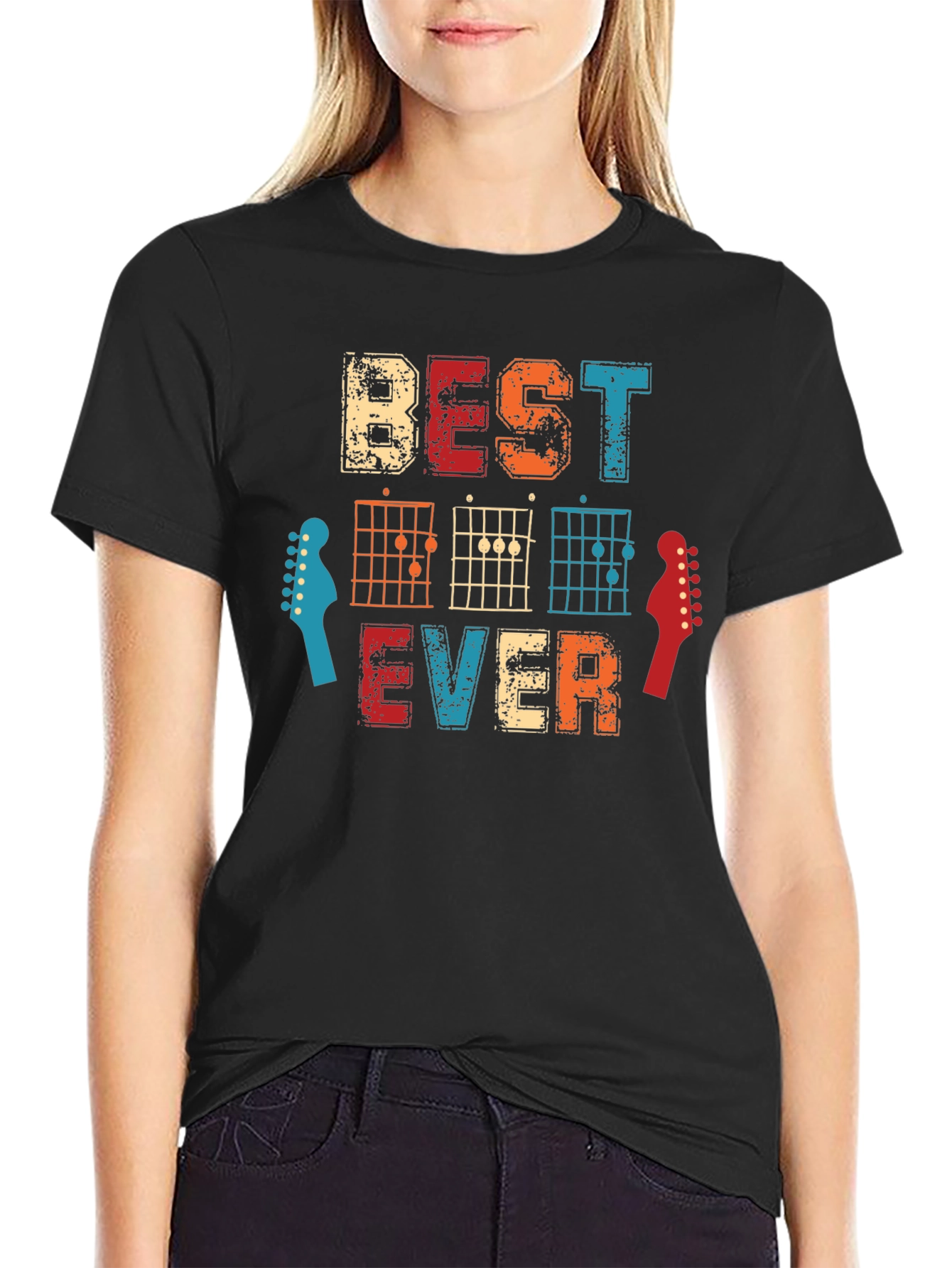 Best Dad Ever Guitar Chord T-Shirt