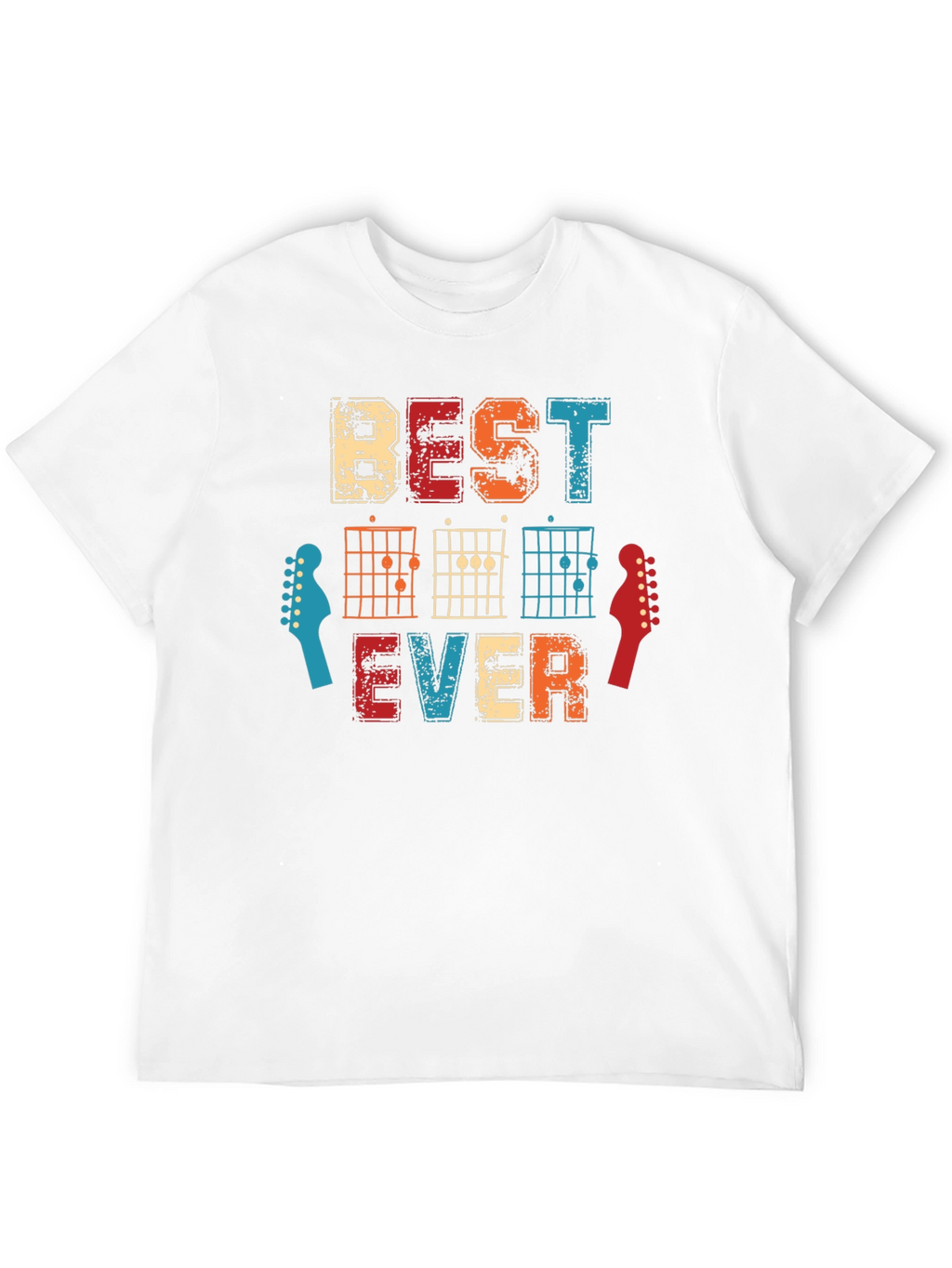 Best Dad Ever Guitar Chord T-Shirt