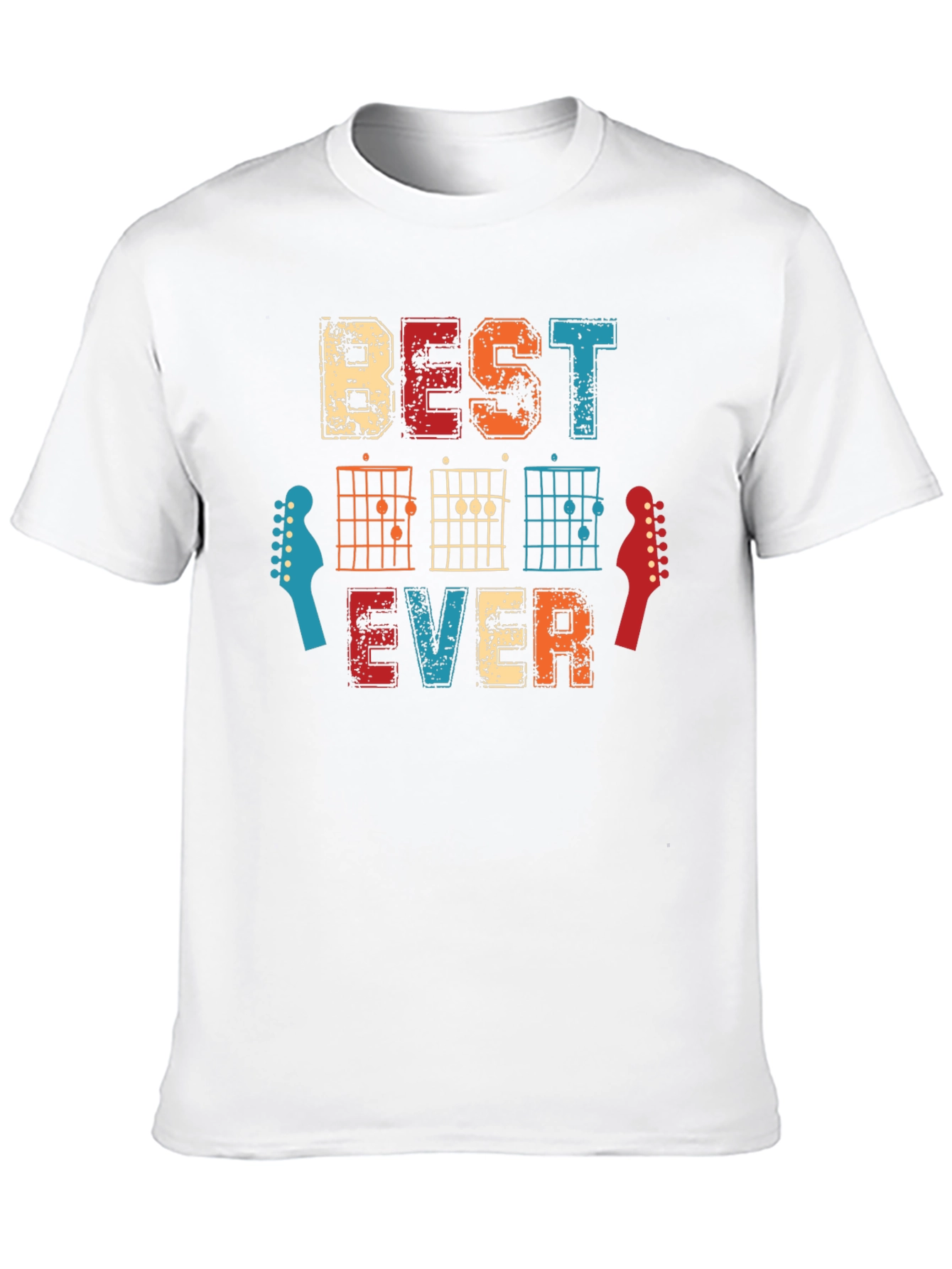 Best Dad Ever Guitar Chord T-Shirt