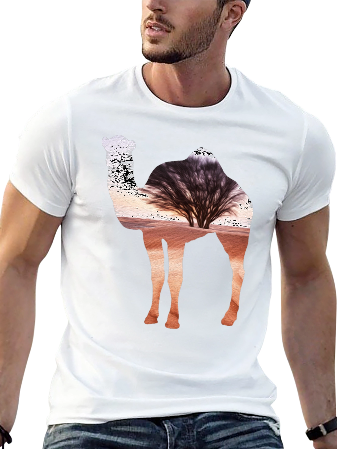 Desert Camel Silhouette T-Shirt