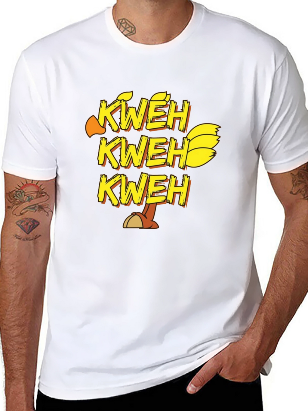 Kweh T-Shirt - Chocobo Inspired Black Tee