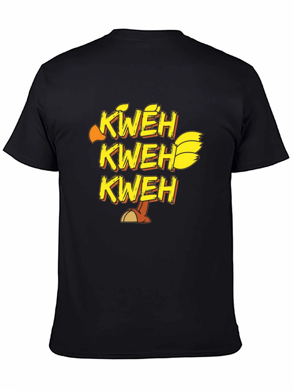 Kweh T-Shirt - Chocobo Inspired Black Tee