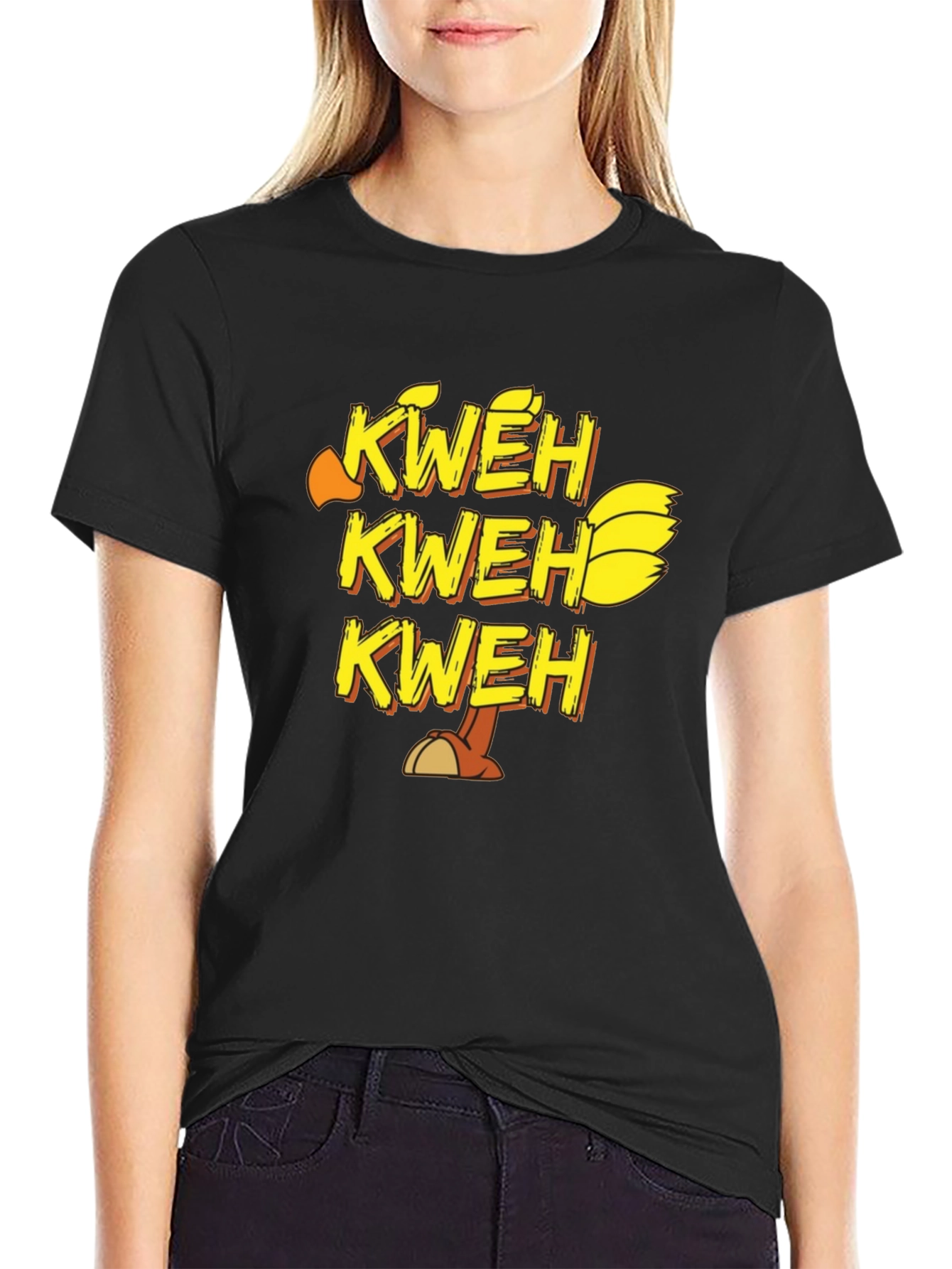 Kweh T-Shirt - Chocobo Inspired Black Tee