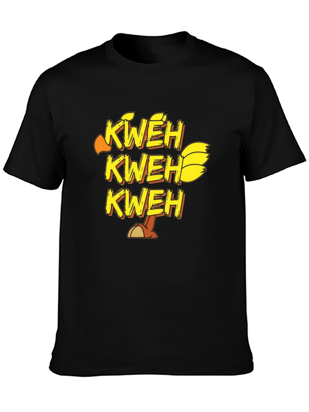 Kweh T-Shirt - Chocobo Inspired Black Tee