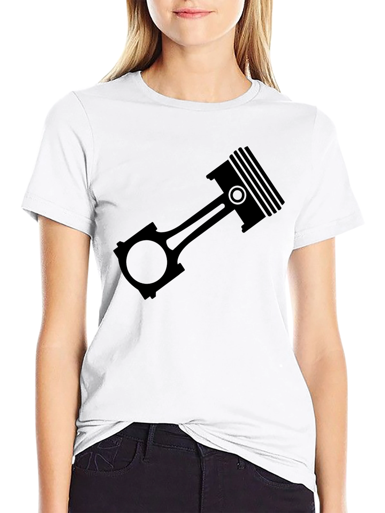 Piston Graphic Tee - Automotive Enthusiast T-Shirt
