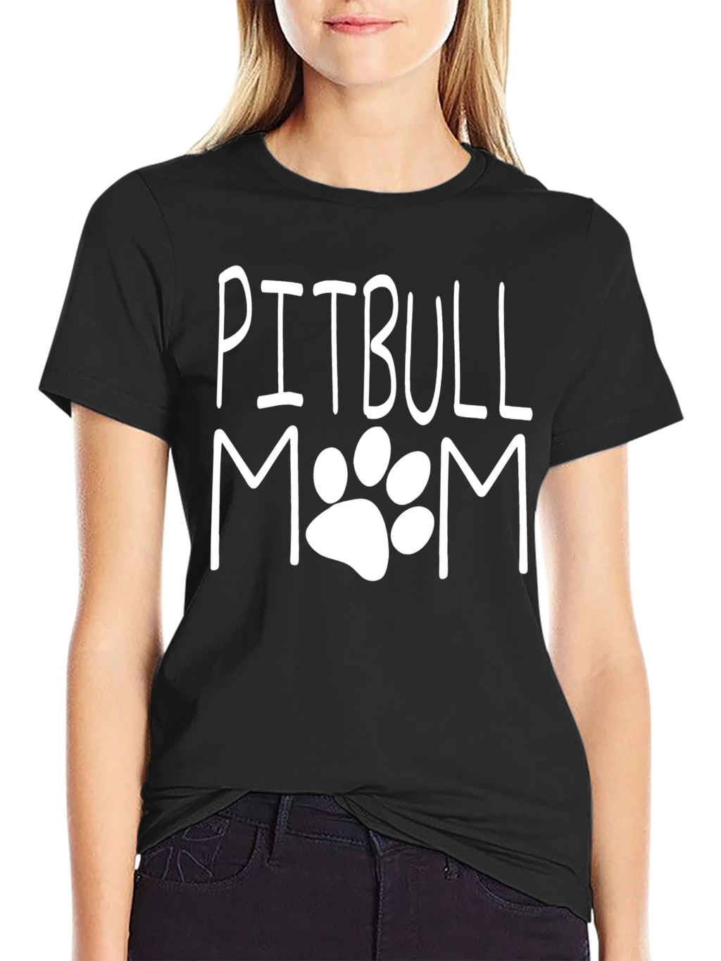 Pitbull Mom T-Shirt - Dog Lover Apparel