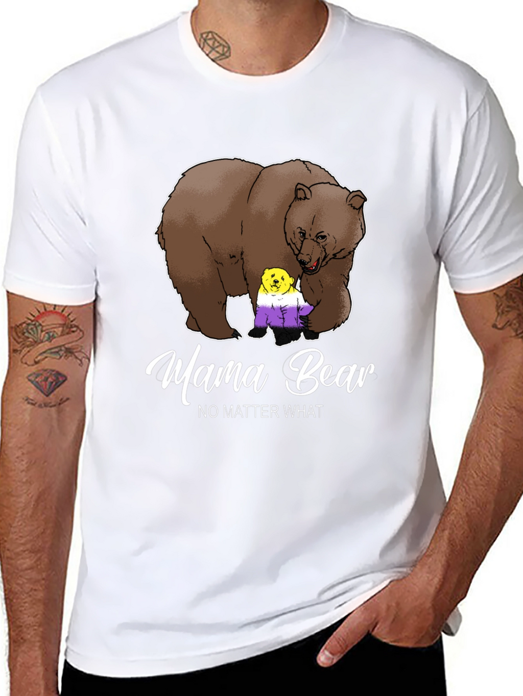 Mama Bear T-Shirt - Protect & Love