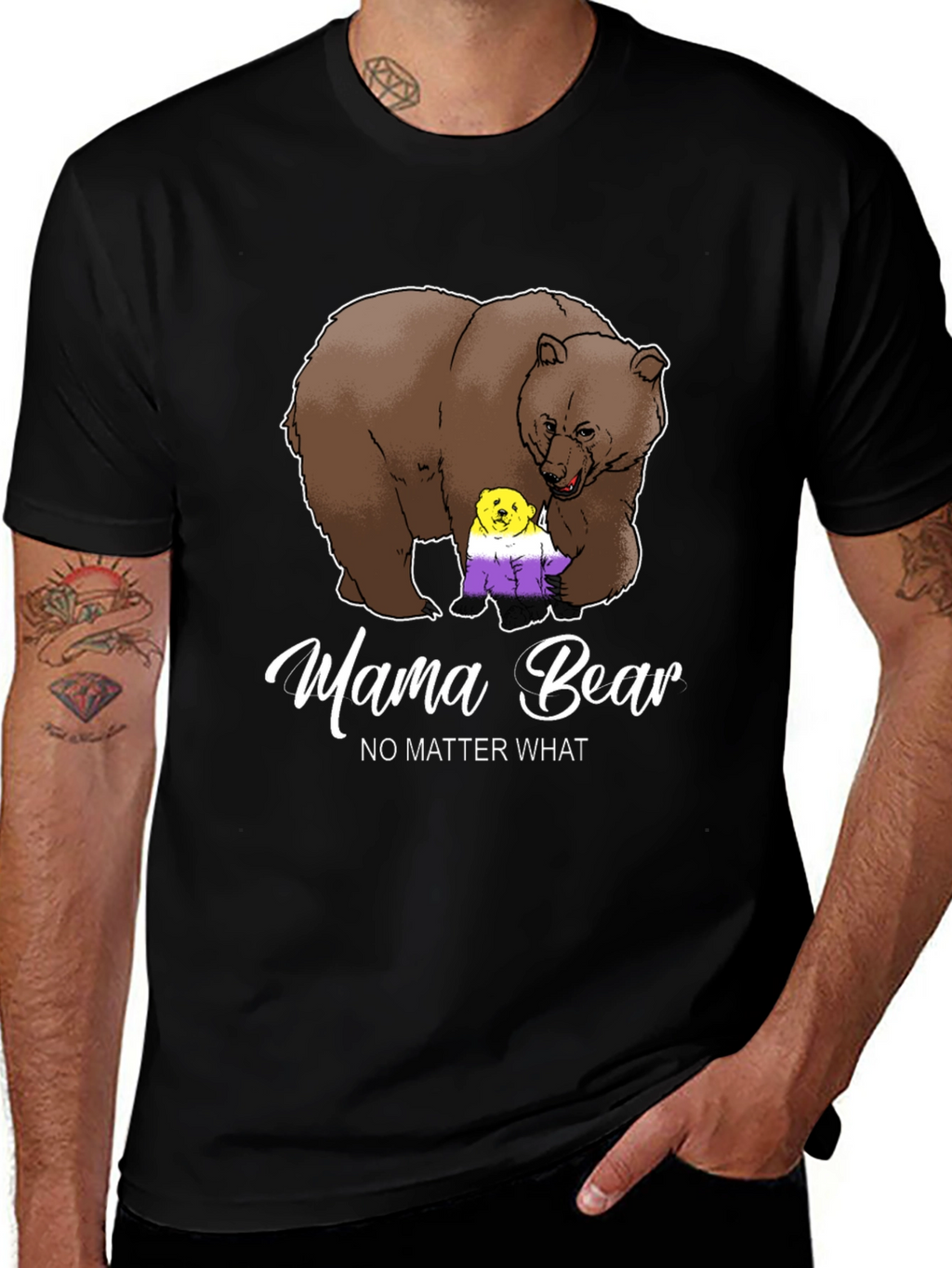 Mama Bear T-Shirt - Protect & Love