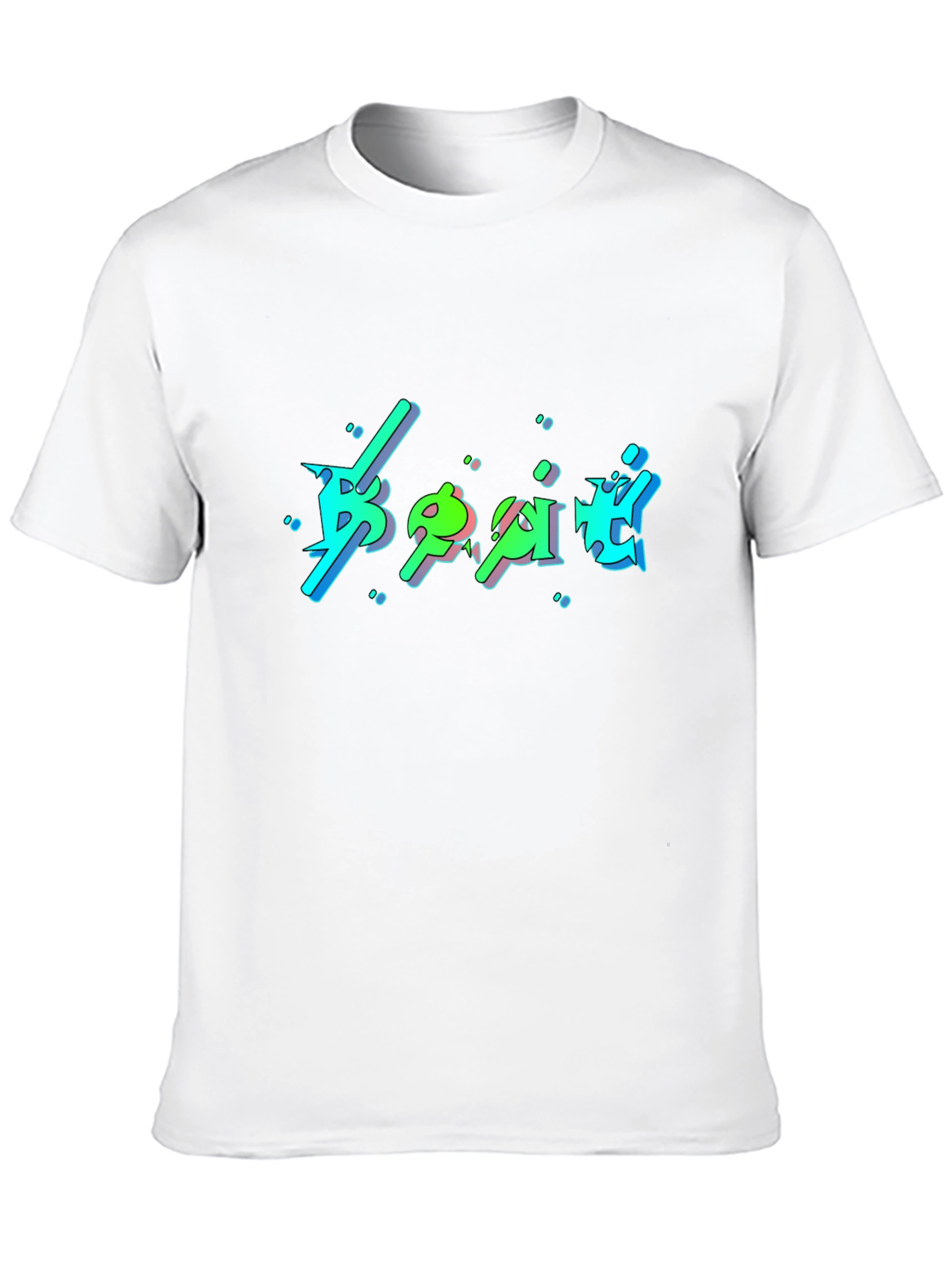 Cool Graphic Print Black T-Shirt