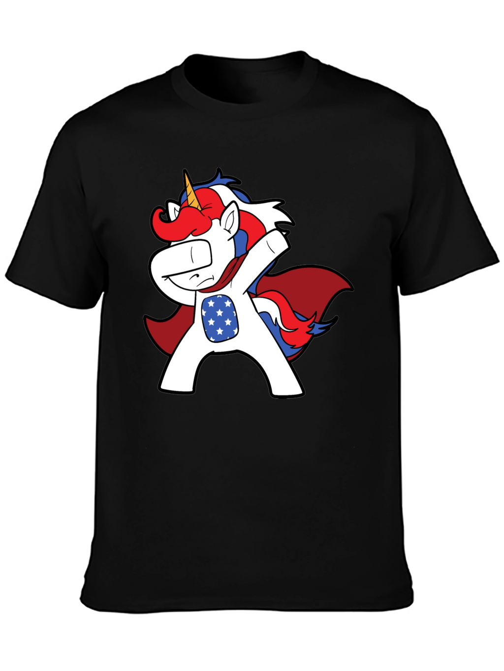 Patriotic Unicorn Dab T-Shirt