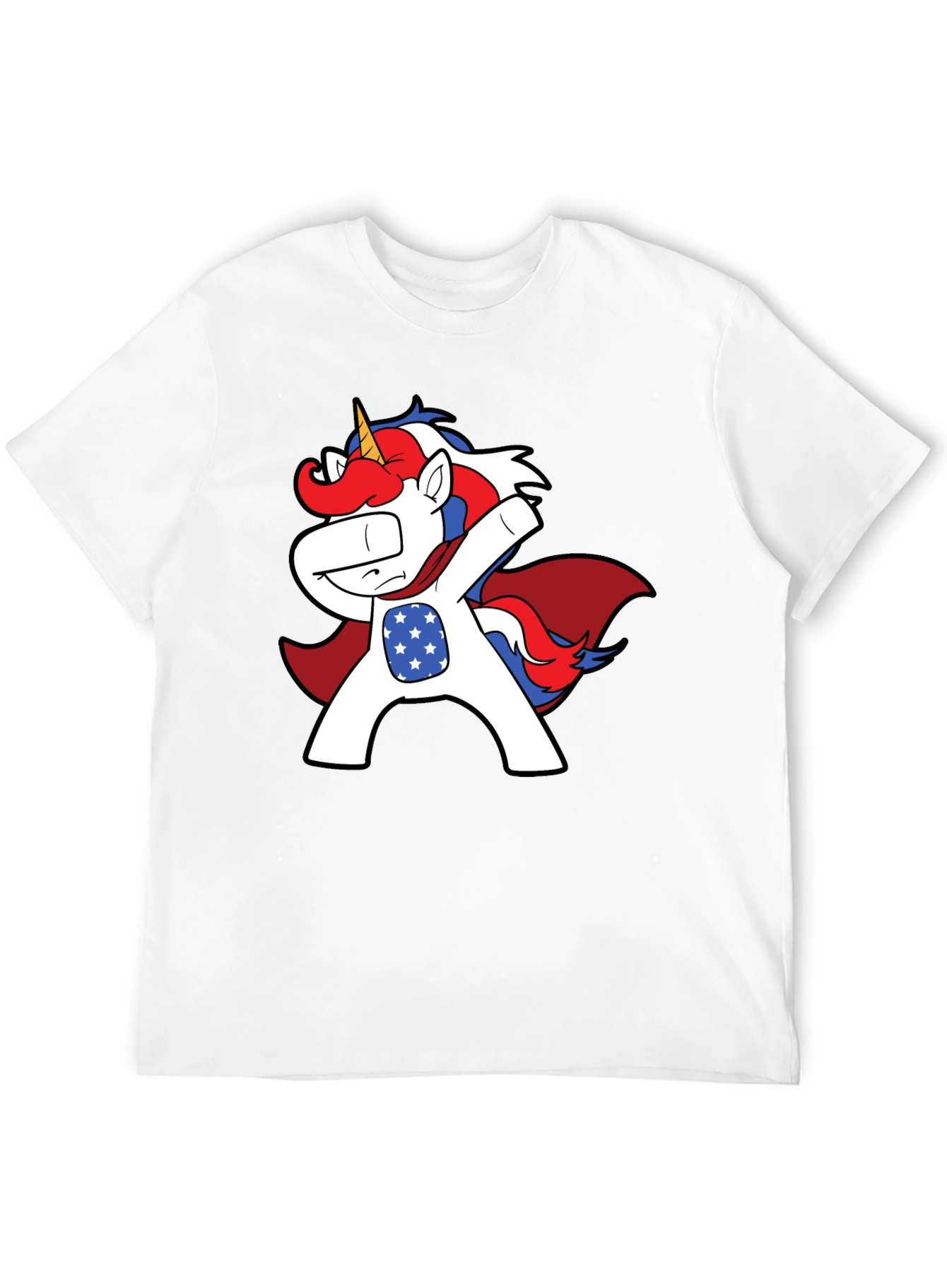 Patriotic Unicorn Dab T-Shirt
