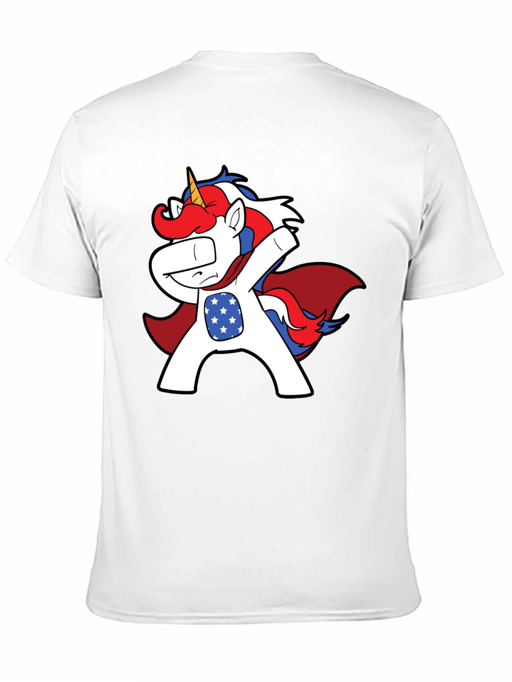 Patriotic Unicorn Dab T-Shirt