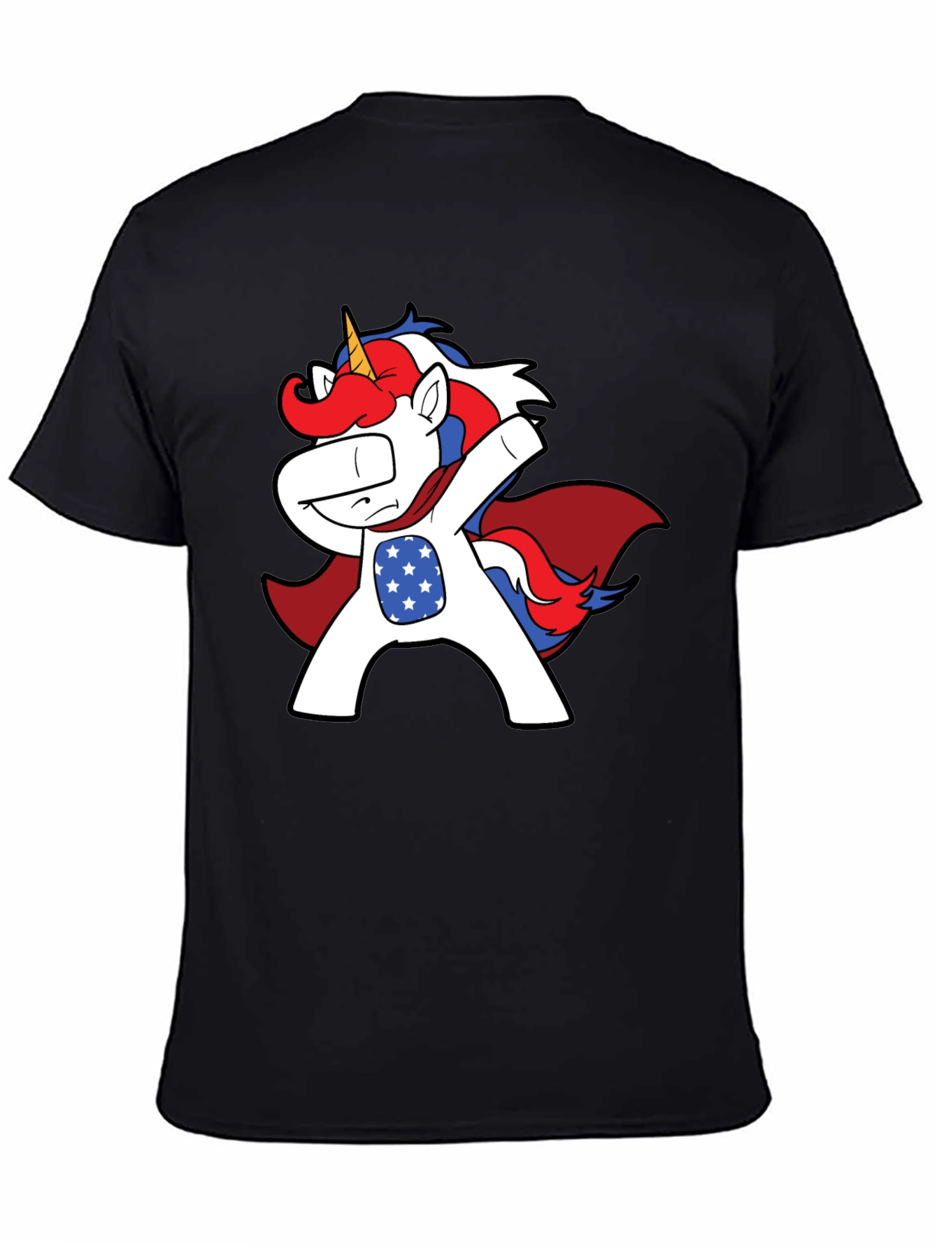 Patriotic Unicorn Dab T-Shirt