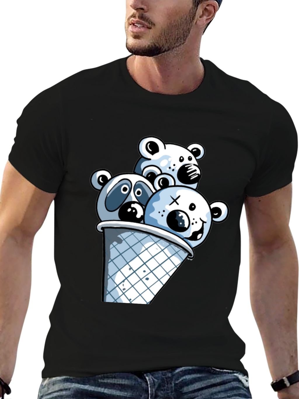 Bear Cone Graphic Tee