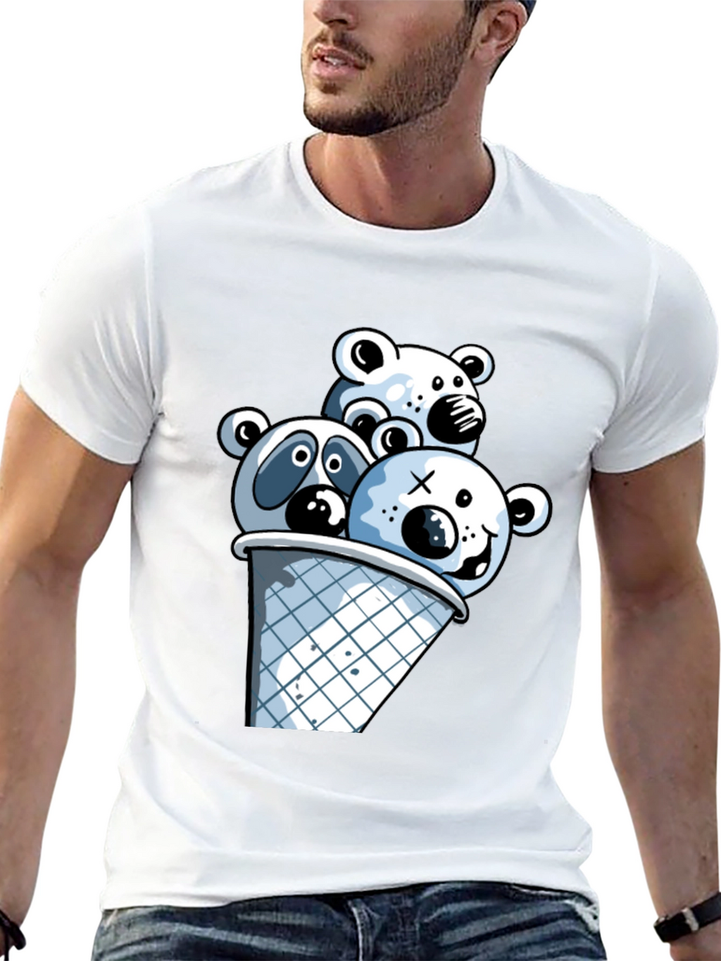 Bear Cone Graphic Tee