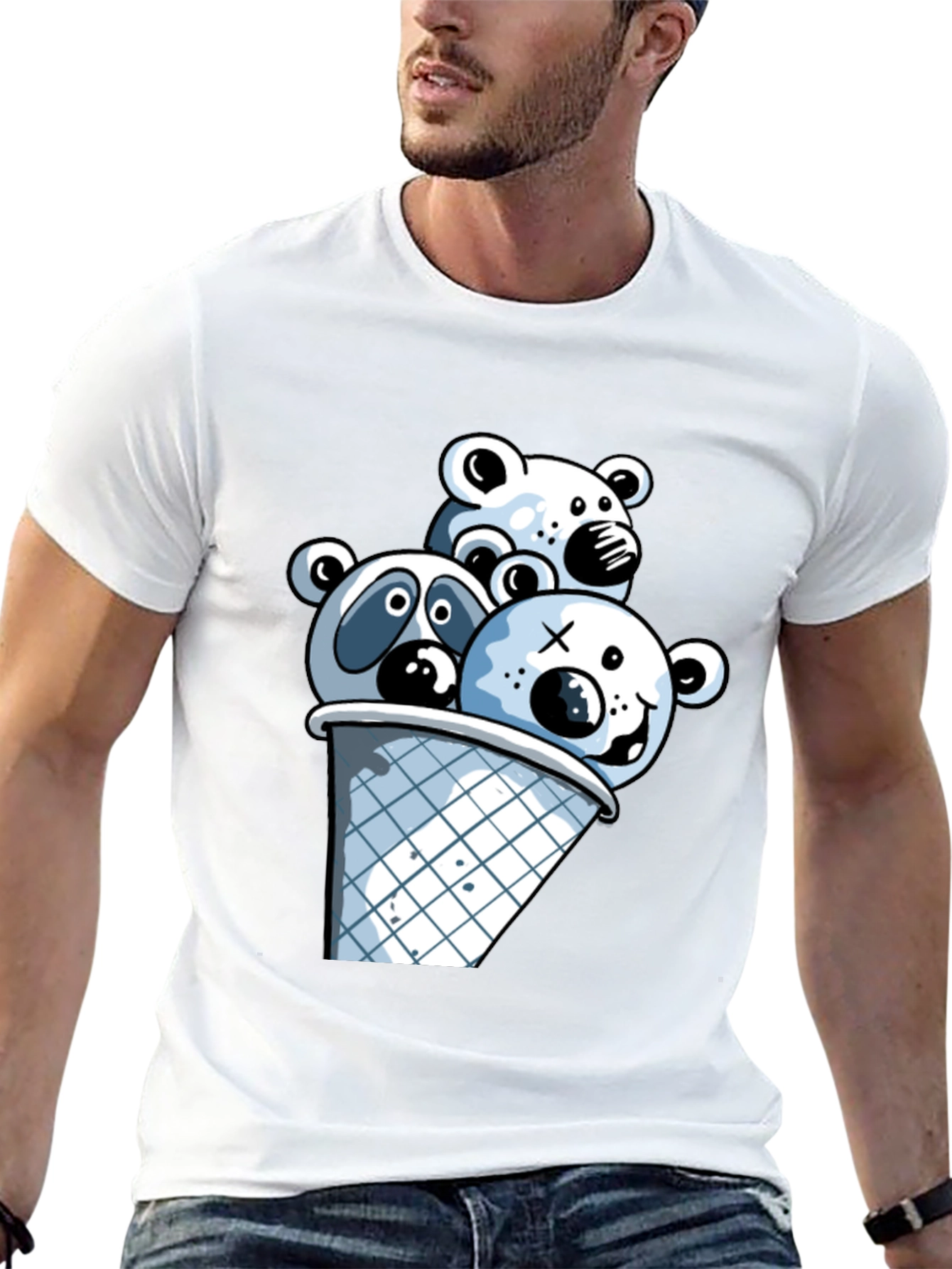 Bear Cone Graphic Tee