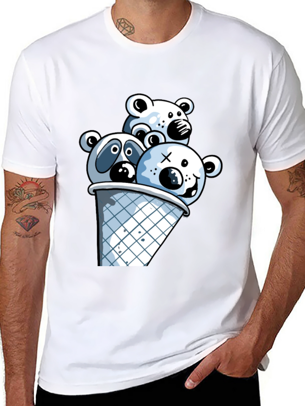 Bear Cone Graphic Tee