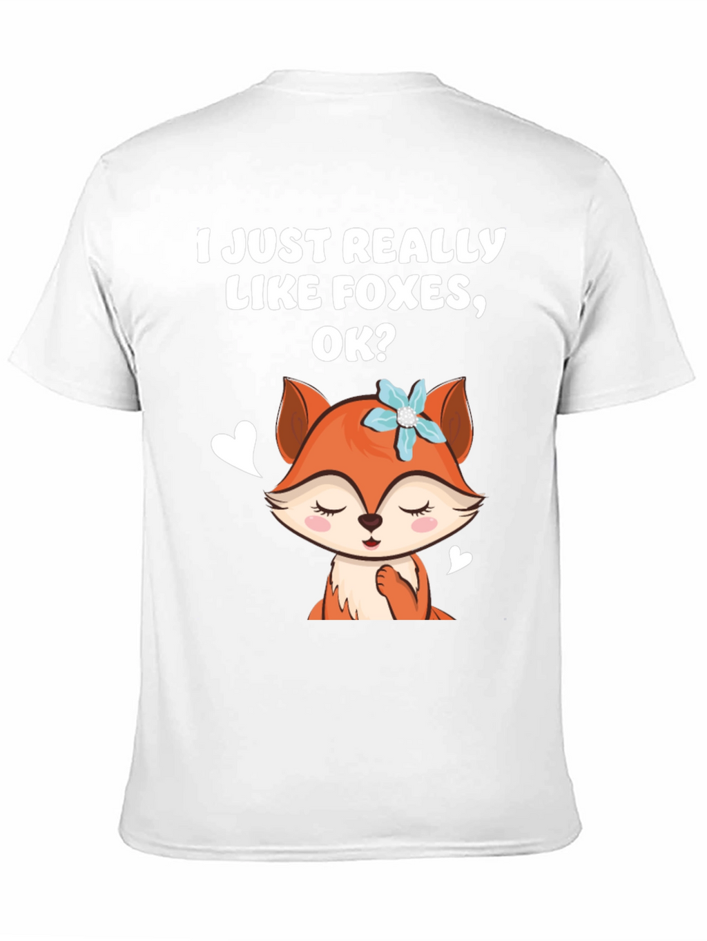 I Like Foxes Cute Graphic T-Shirt