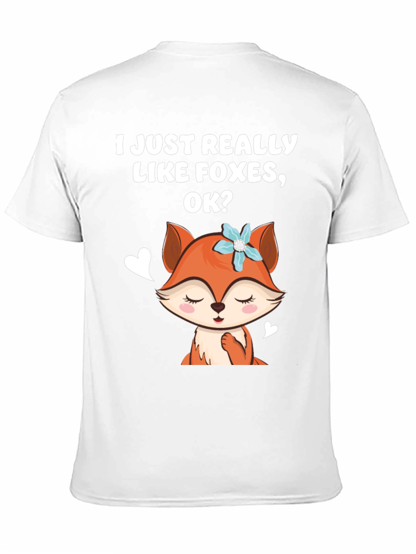 I Like Foxes Cute Graphic T-Shirt