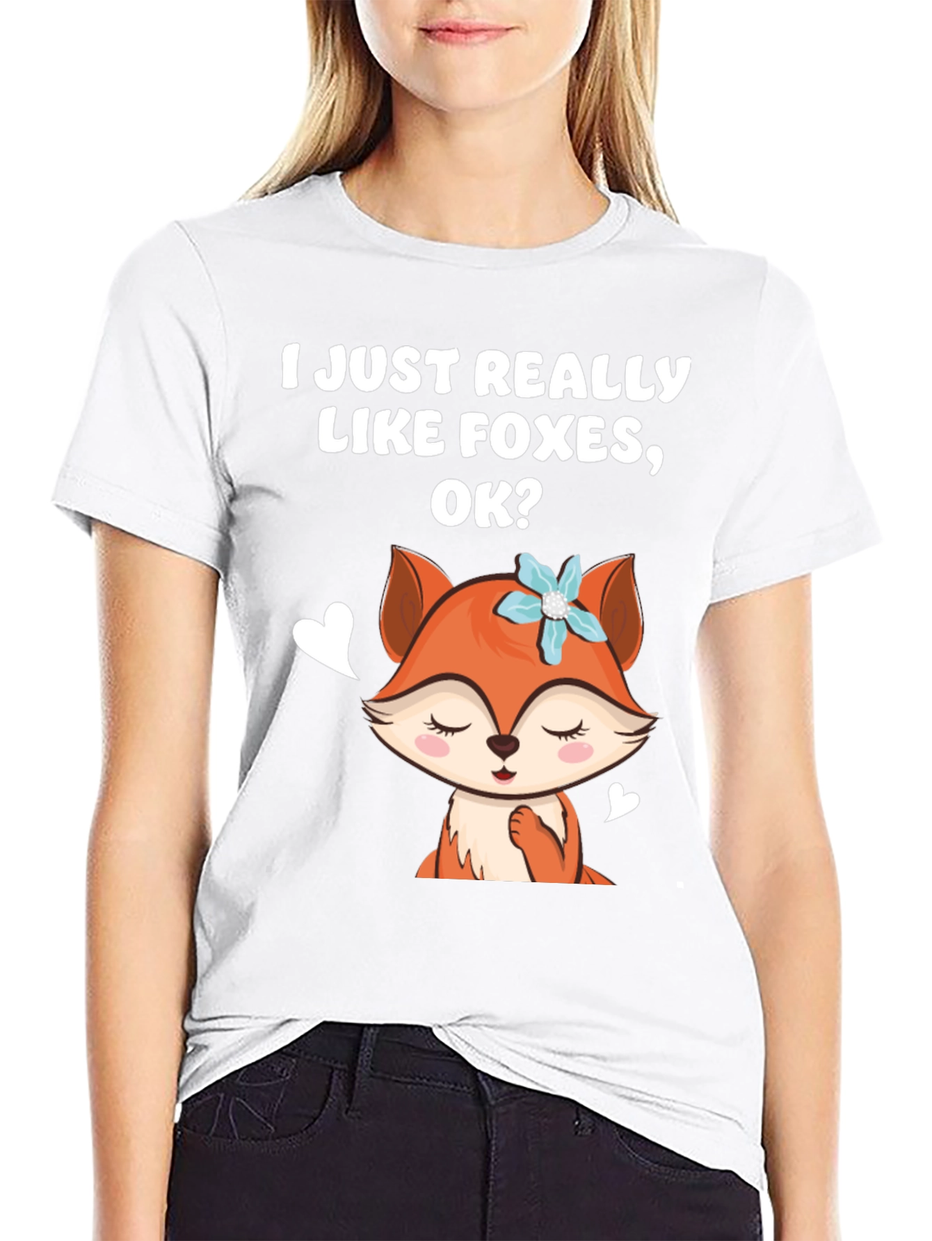 I Like Foxes Cute Graphic T-Shirt