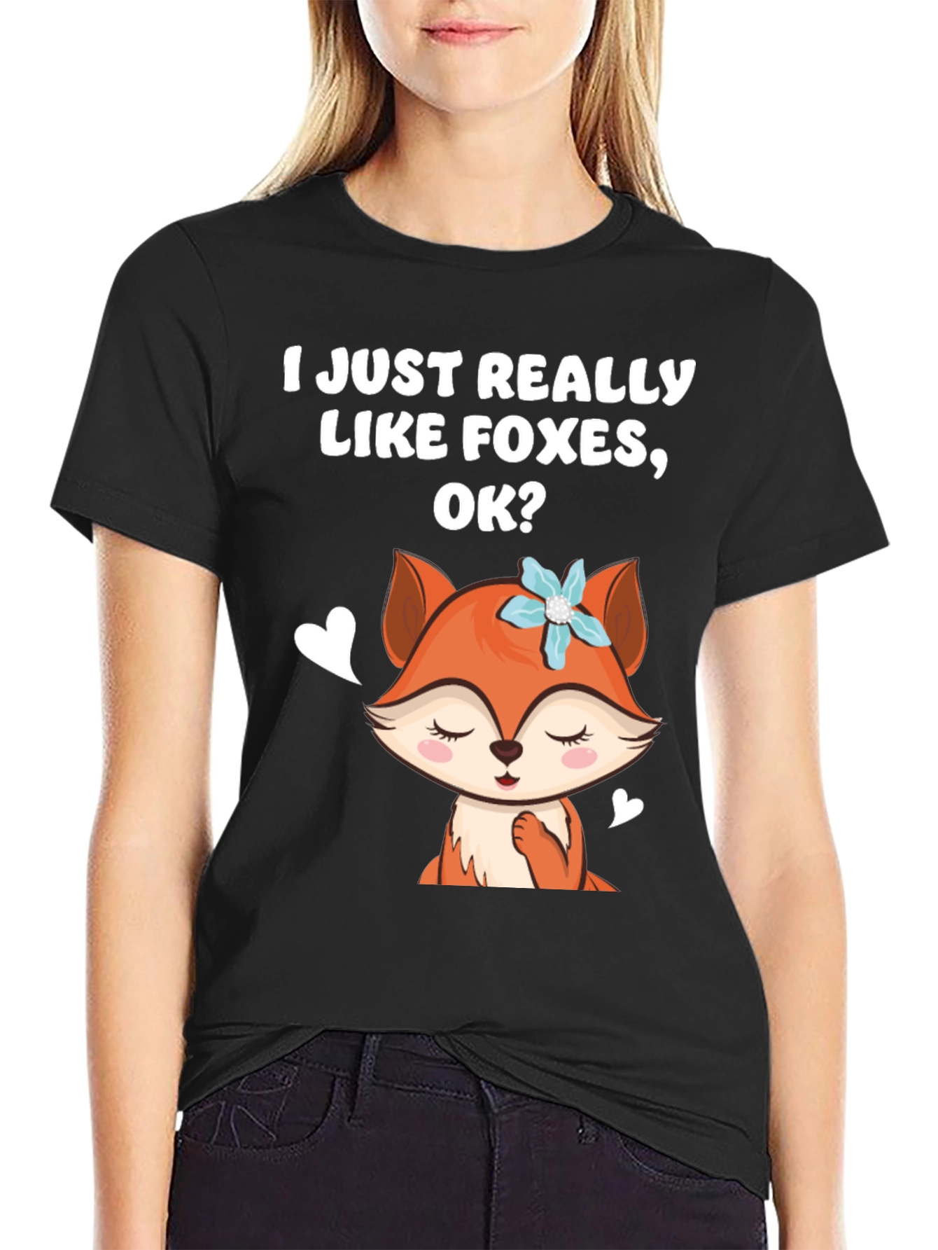 I Like Foxes Cute Graphic T-Shirt