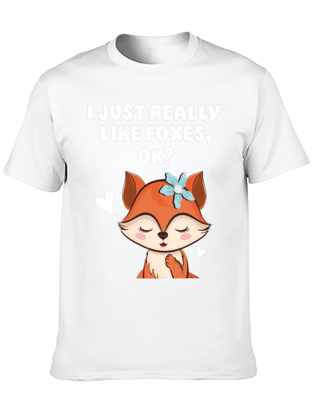 I Like Foxes Cute Graphic T-Shirt