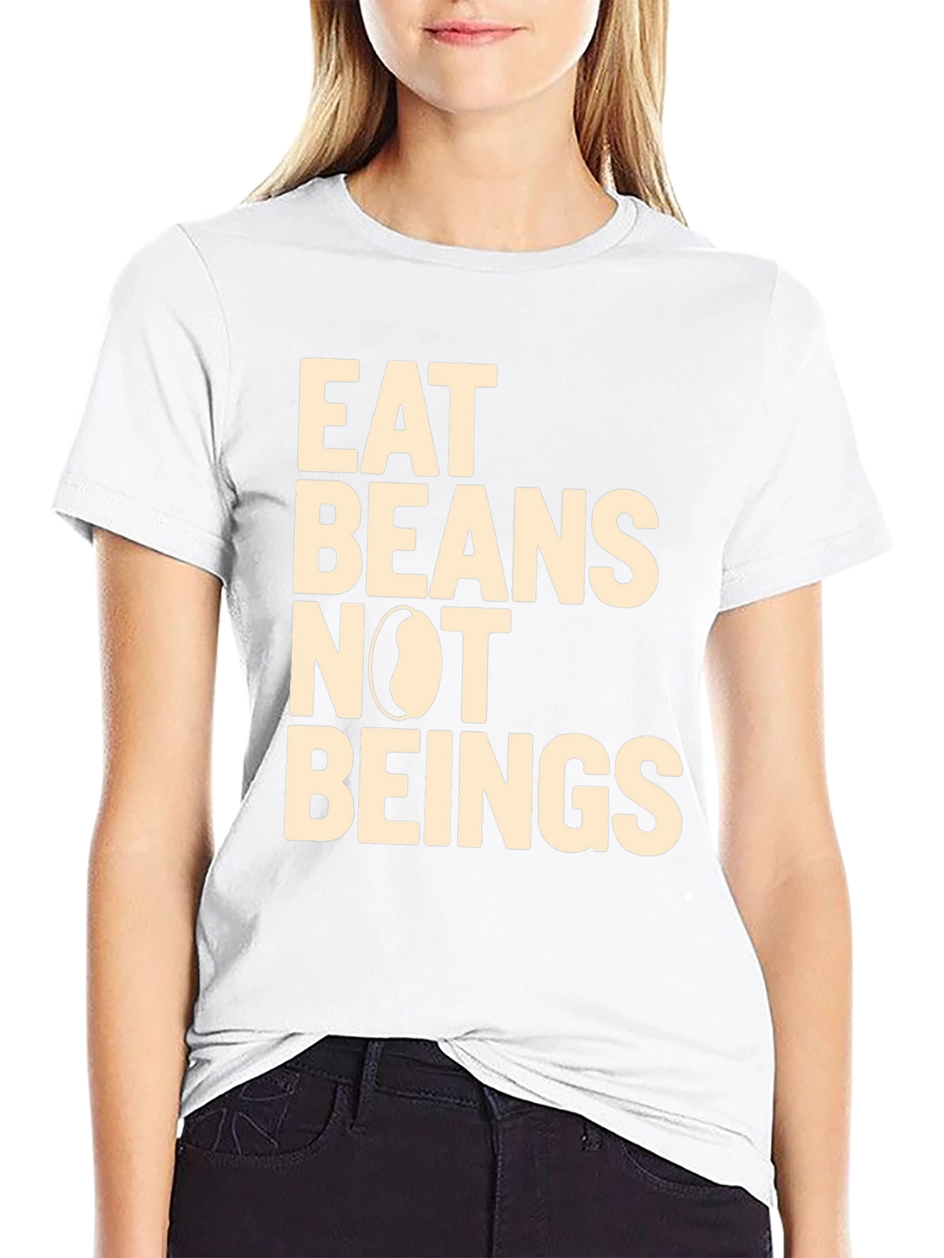 Eat Beans Not Beings Graphic Tee