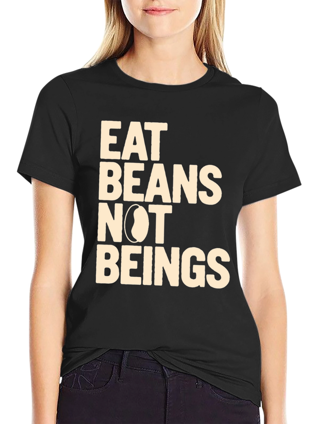 Eat Beans Not Beings Graphic Tee