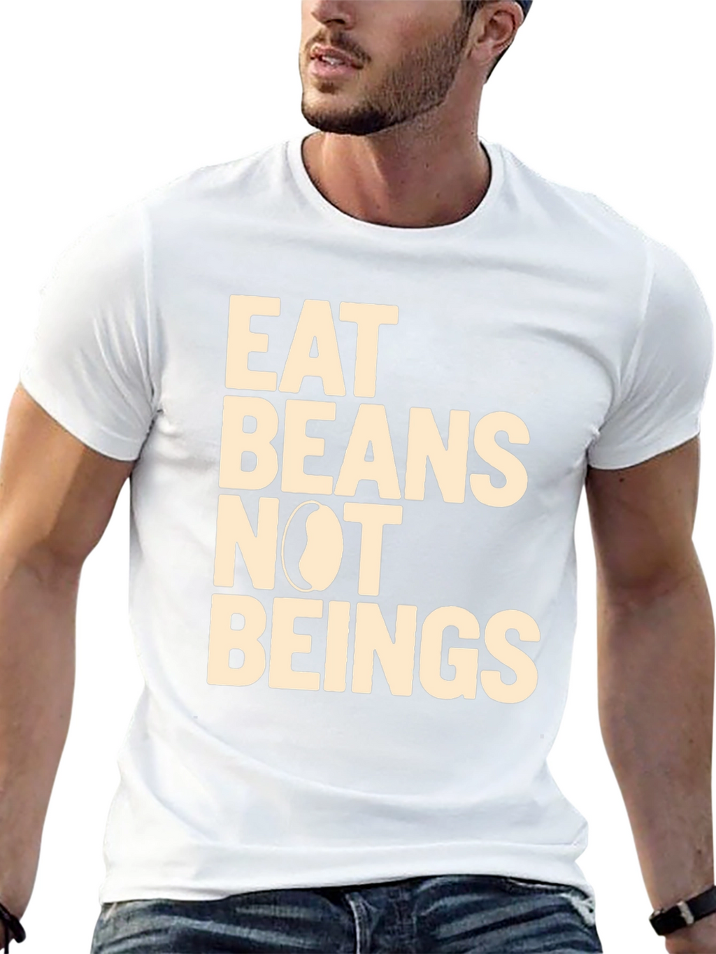 Eat Beans Not Beings Graphic Tee
