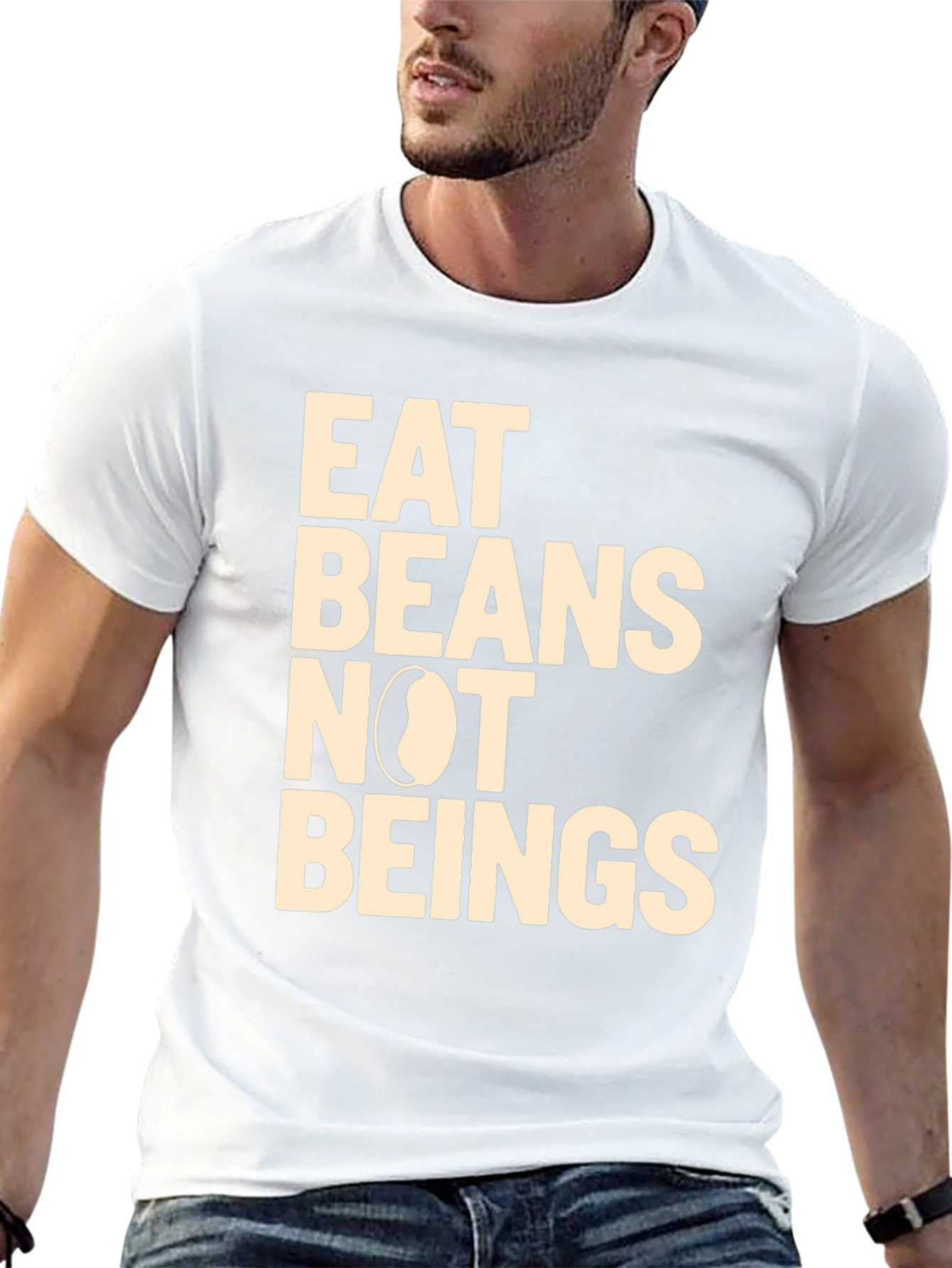 Eat Beans Not Beings Graphic Tee