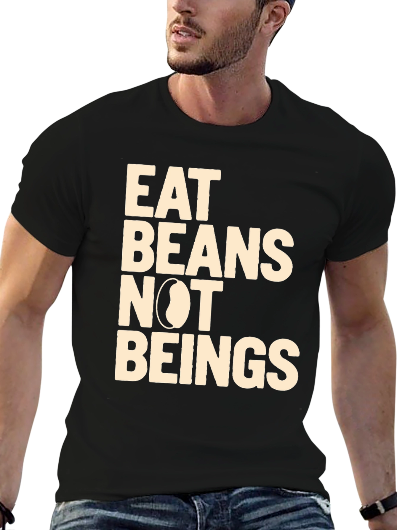 Eat Beans Not Beings Graphic Tee