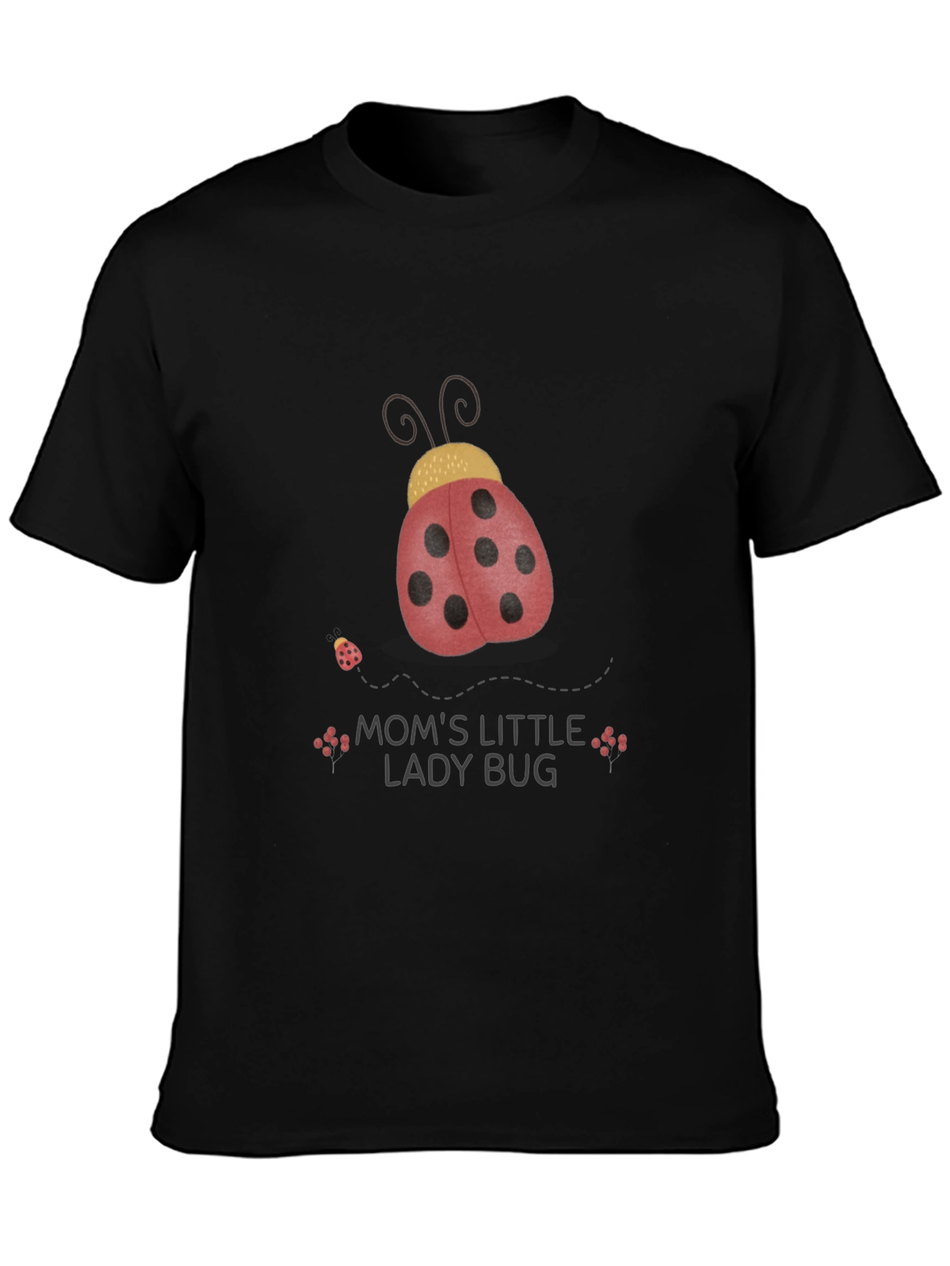 Moms Little Ladybug Graphic Tee