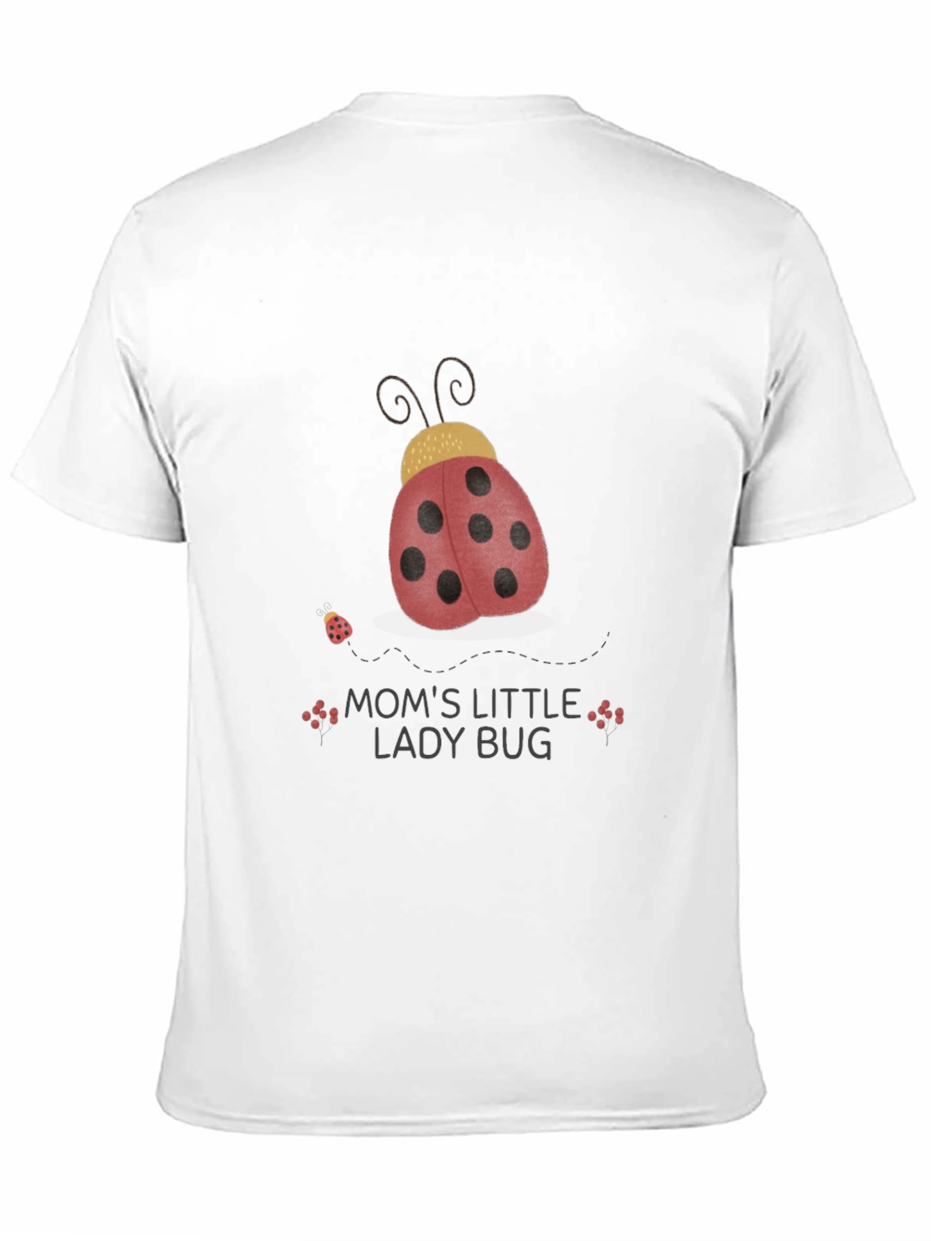 Moms Little Ladybug Graphic Tee