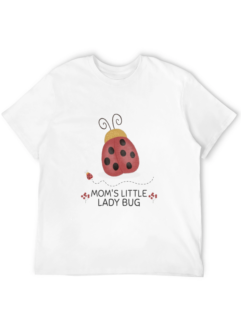 Moms Little Ladybug Graphic Tee