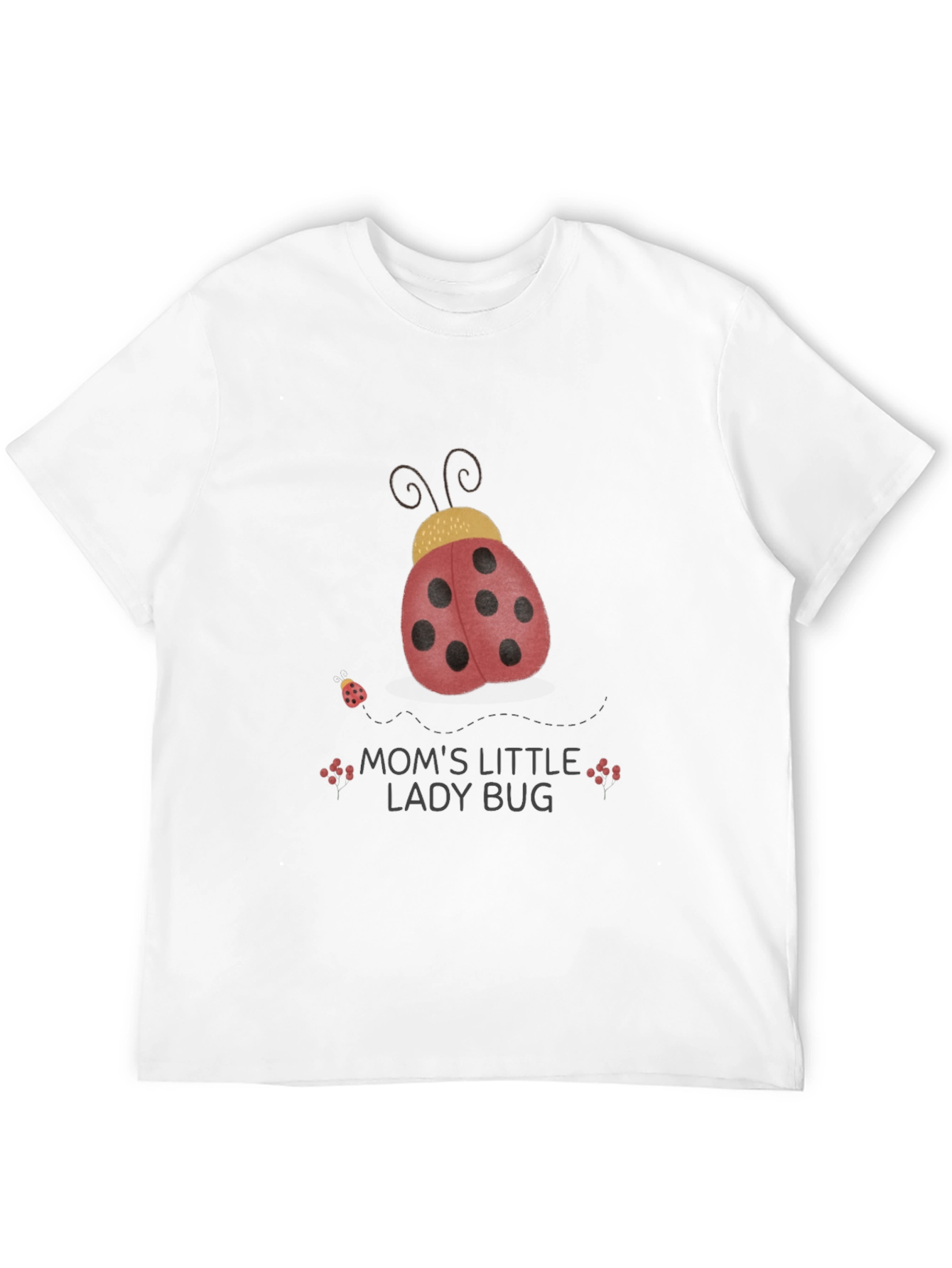 Moms Little Ladybug Graphic Tee