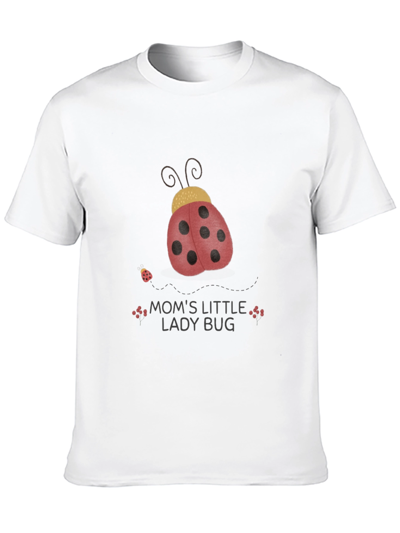 Moms Little Ladybug Graphic Tee
