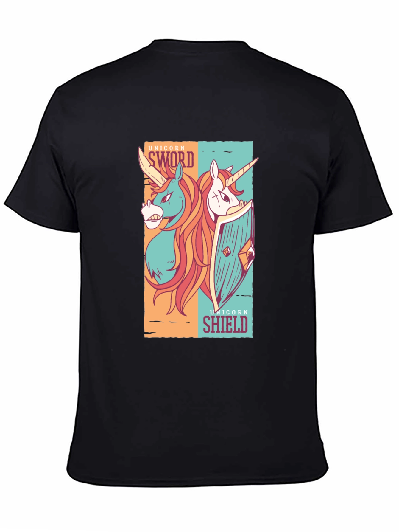 Unicorn Sword & Shield Graphic Tee