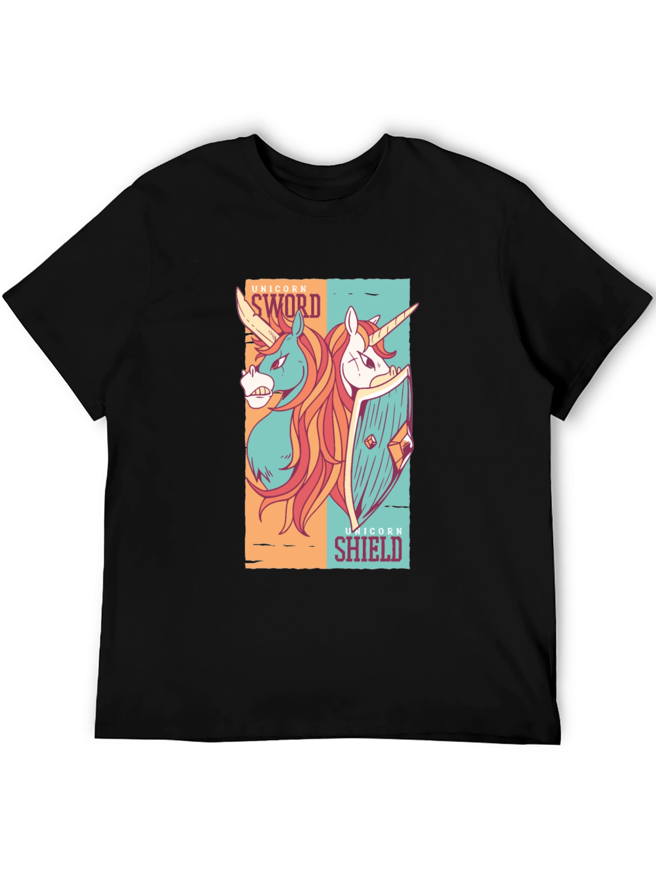 Unicorn Sword & Shield Graphic Tee