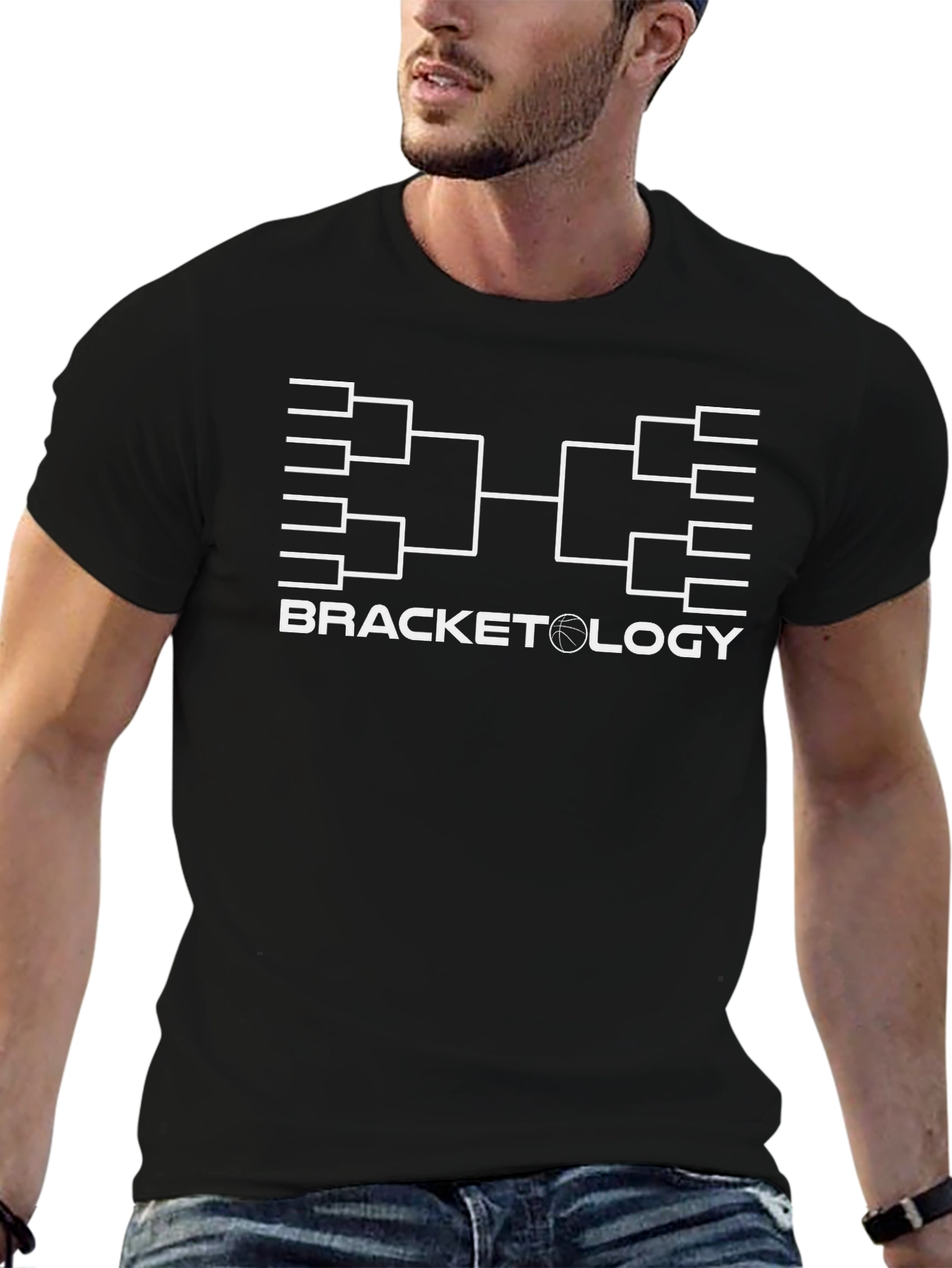 Bracketology Black T-Shirt
