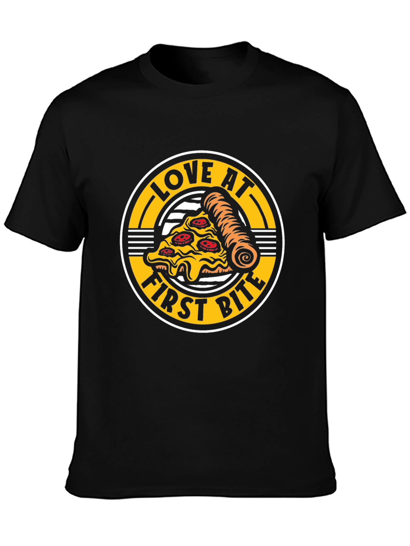 Love at First Bite Pizza Graphic Tee