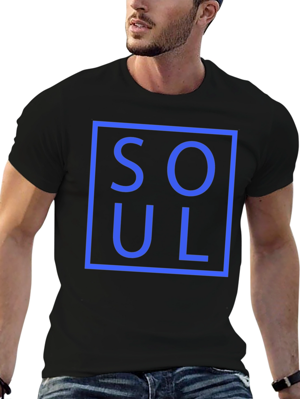 Soul Graphic T-Shirt - Black