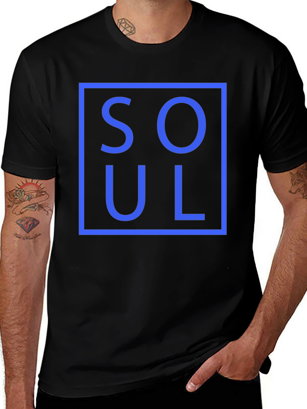 Soul Graphic T-Shirt - Black
