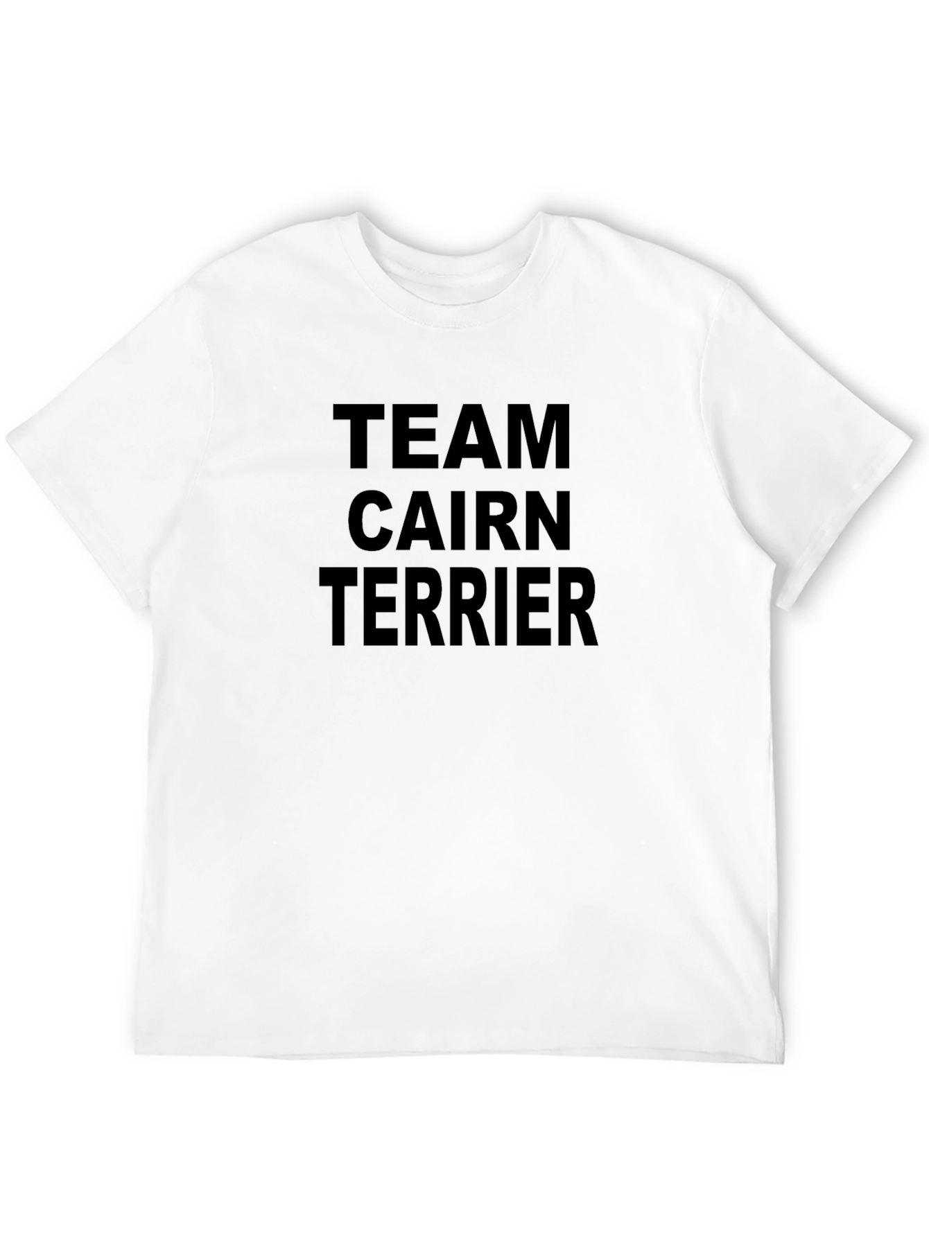 Team Cairn Terrier Black T-Shirt