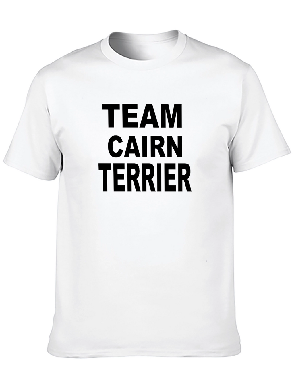 Team Cairn Terrier Black T-Shirt