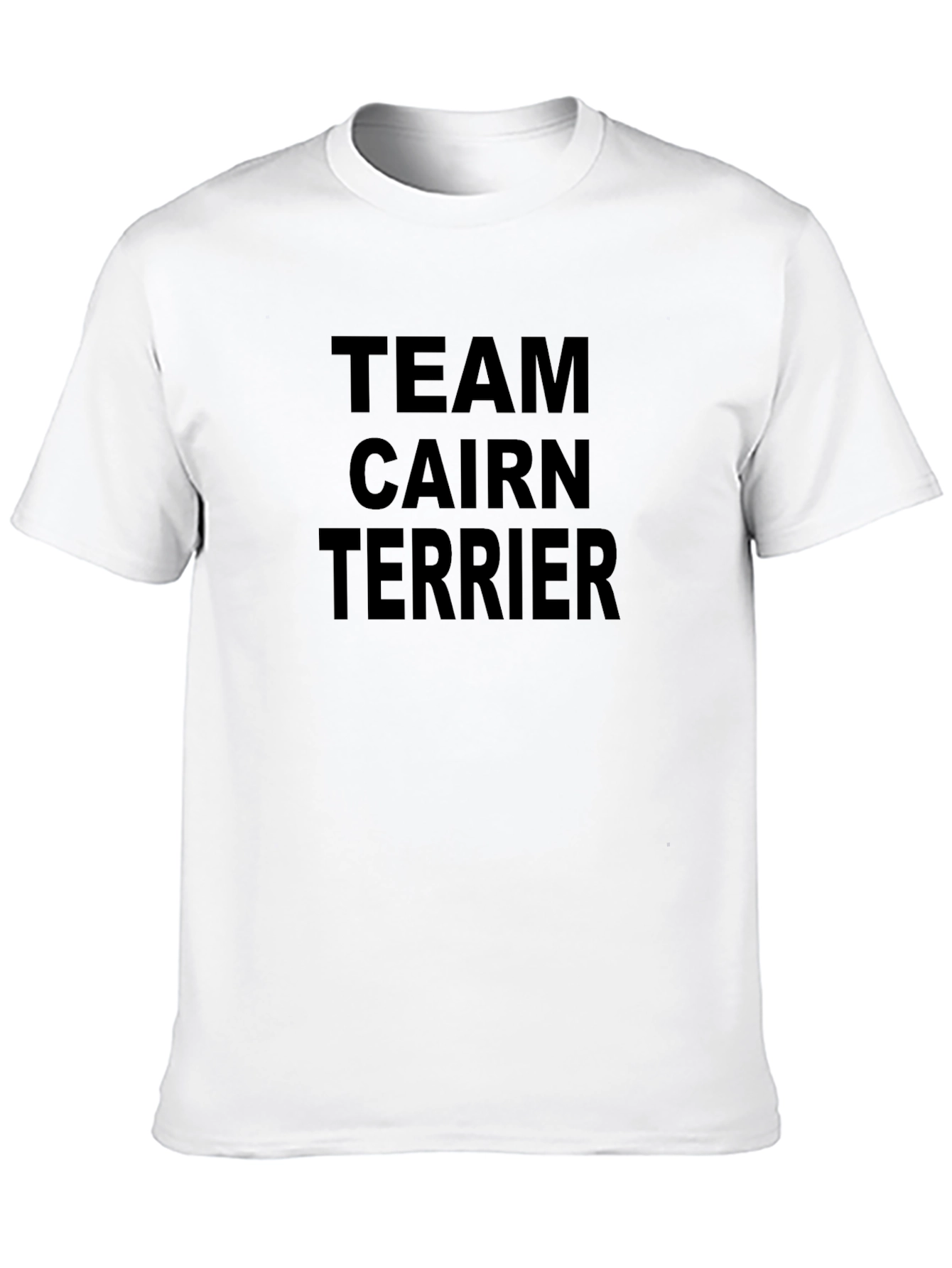 Team Cairn Terrier Black T-Shirt