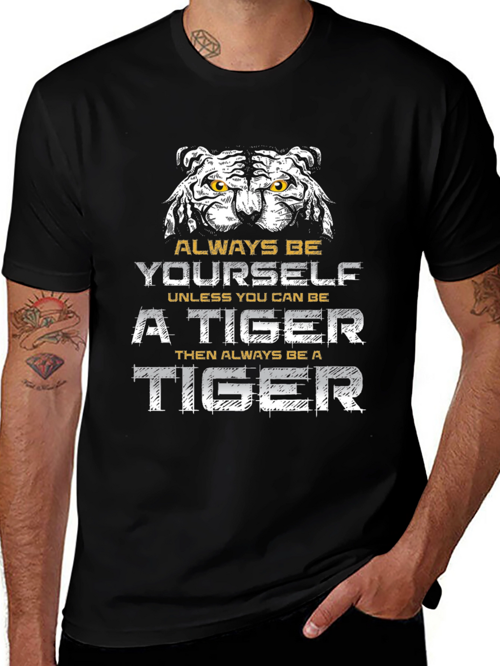 Always Be Yourself Tiger Graphic Tee