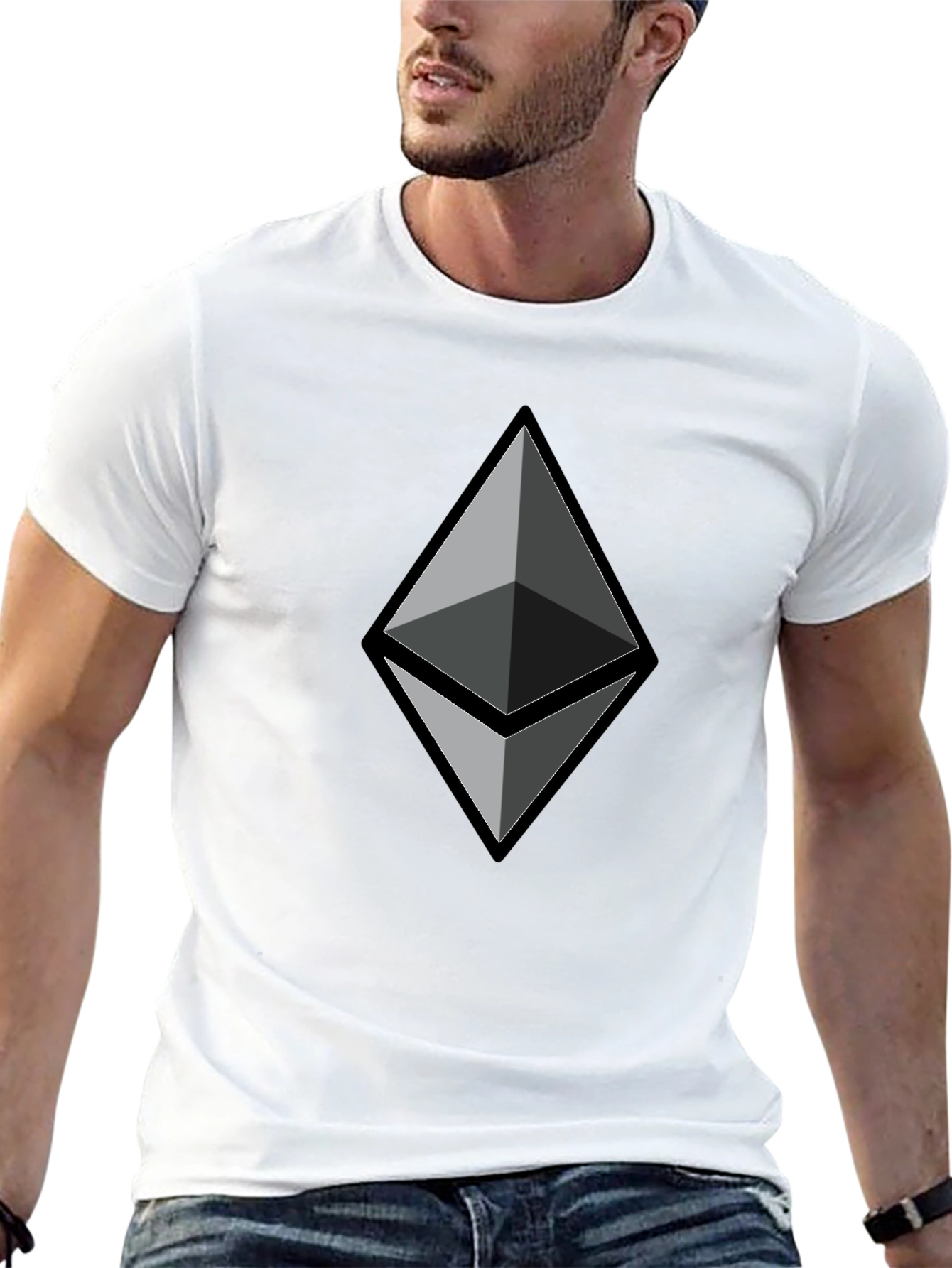 Ethereum Crypto Logo Graphic T-Shirt
