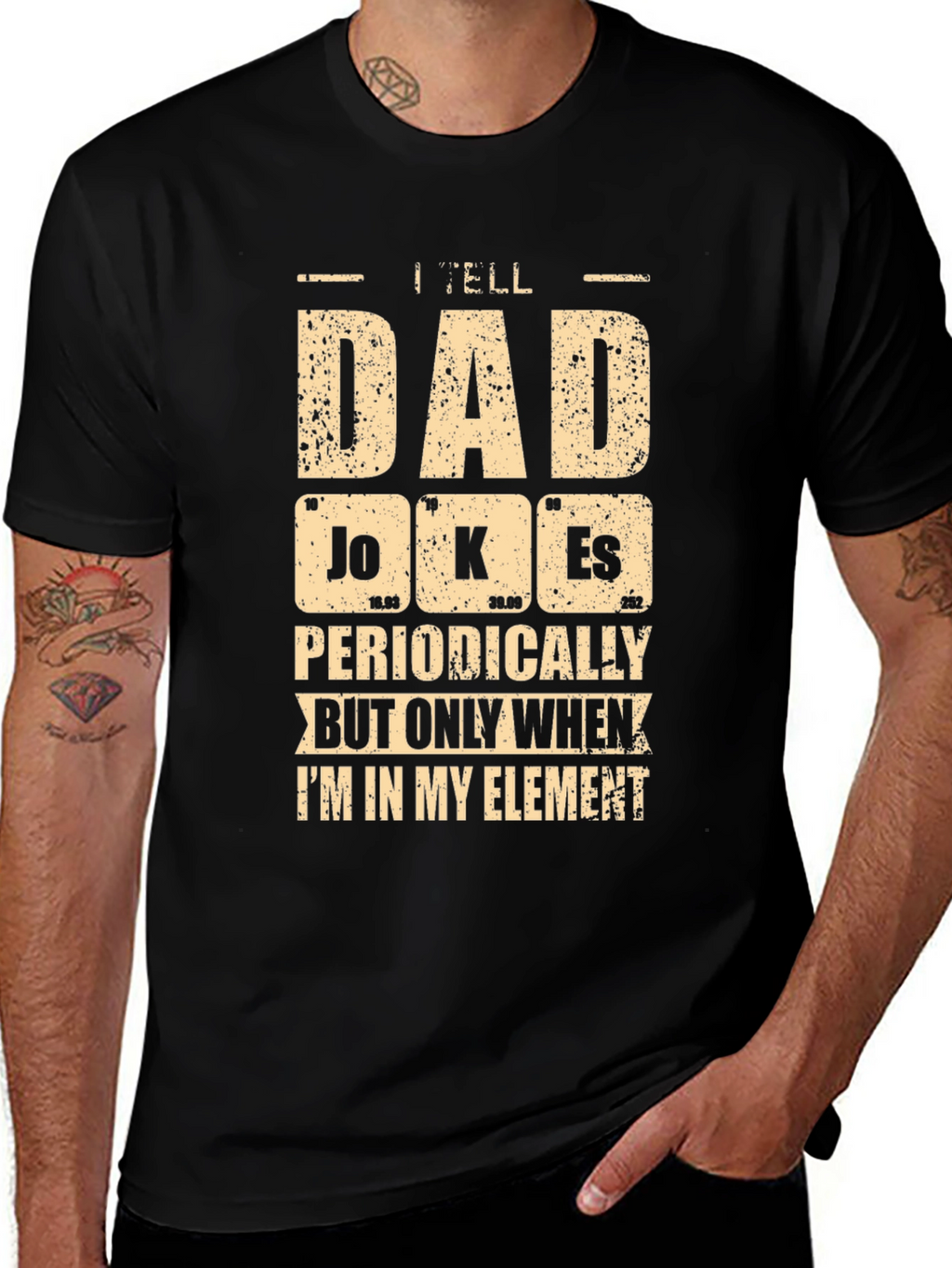 I Tell Dad Jokes Periodically Mens T-Shirt