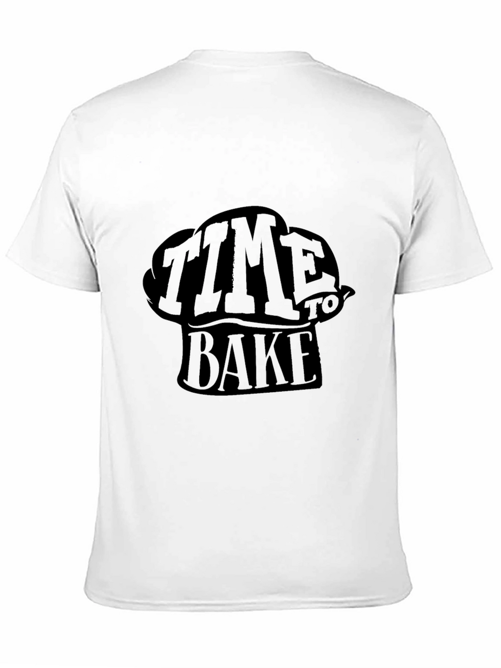 Time To Bake Black Graphic Tee